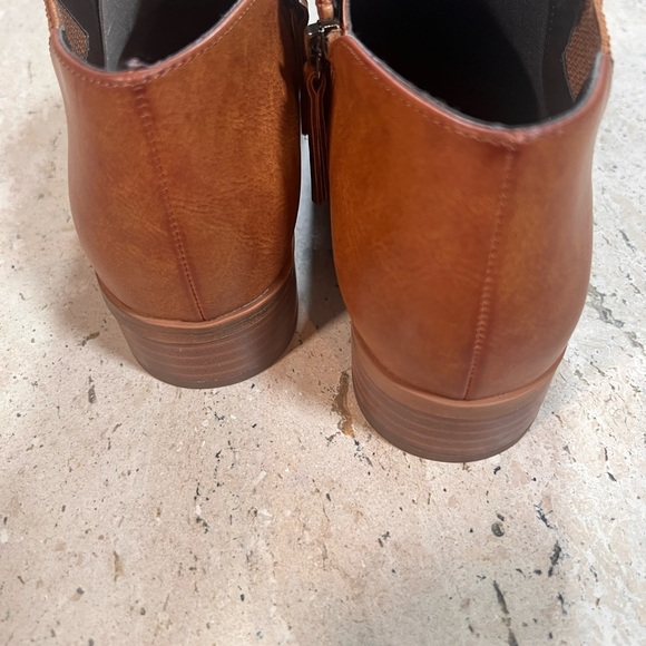 Naturalizer SOUL  “Respect” Women’s Bootie Vegan Leather Size 8 Camel Brown - Picture 4 of 8